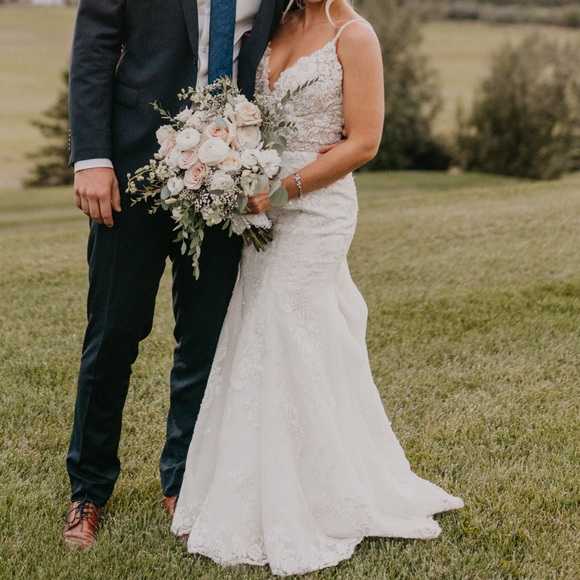 Mori Lee Lunetta Petite Wedding Gown - Picture 2 of 9